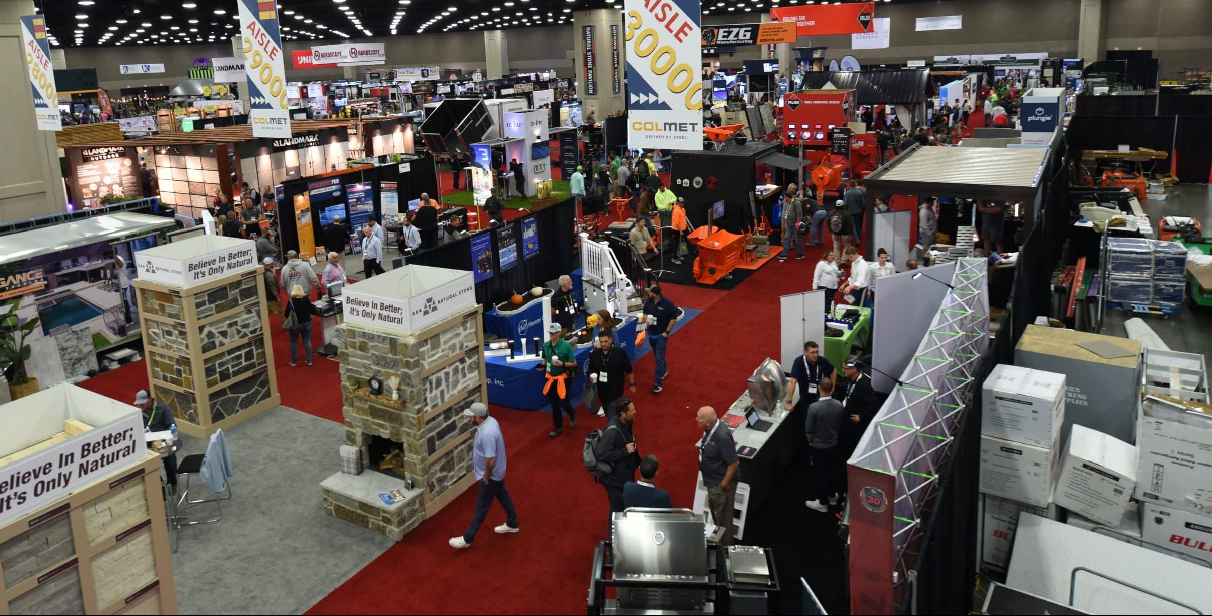 HNA show floor